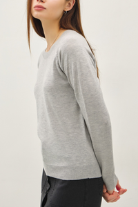 Wool Blended Raglan Sweater