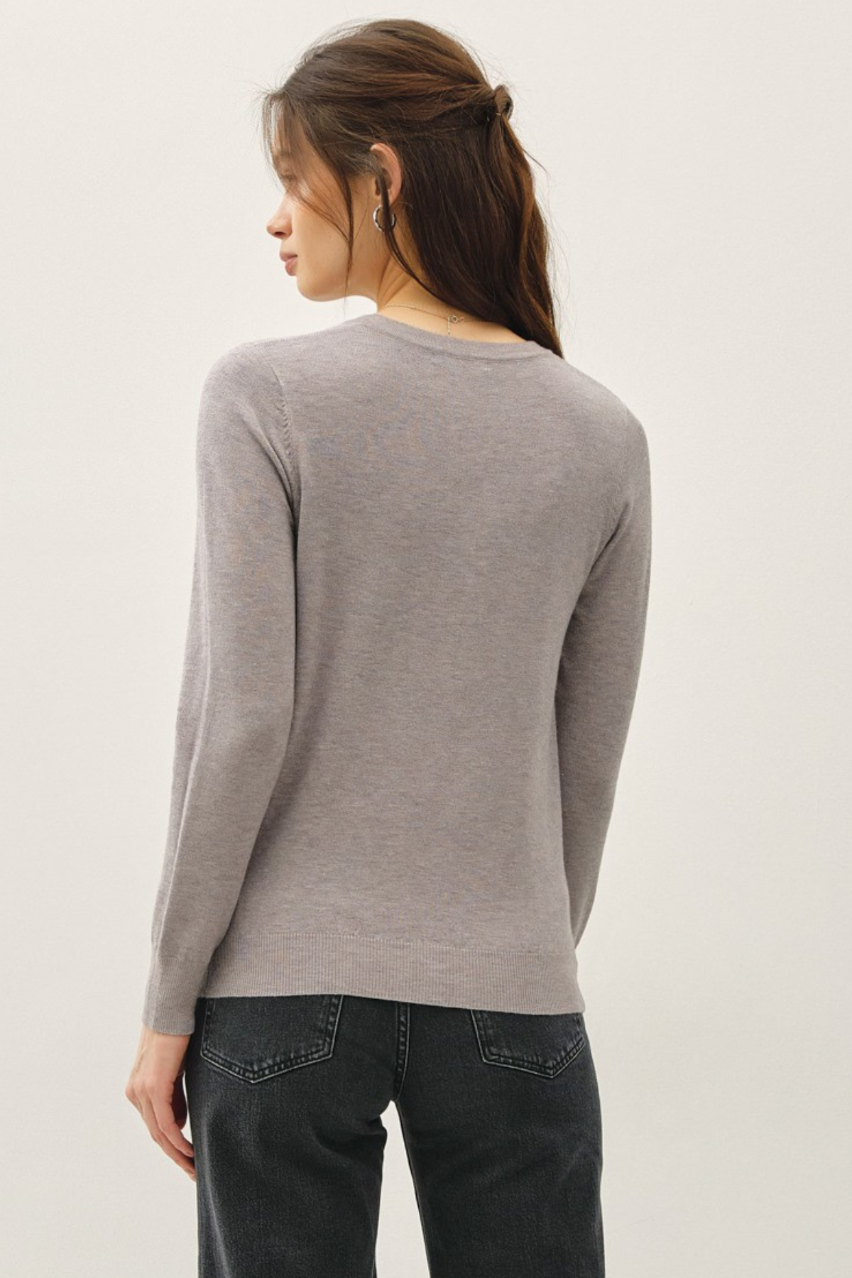 Crew Neck Knit Sweater