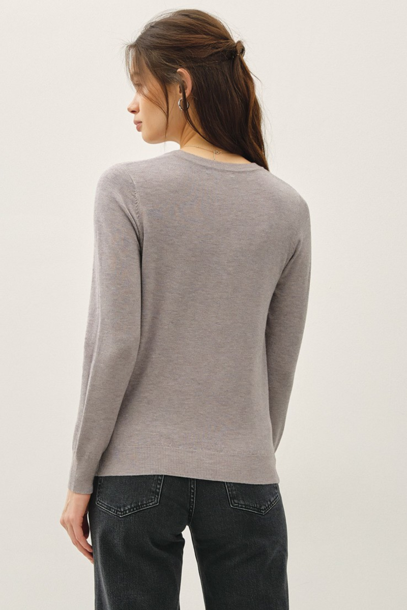 Crew Neck Knit Sweater