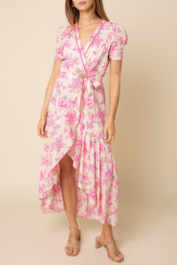Annelore Floral Wrap Maxi Dress