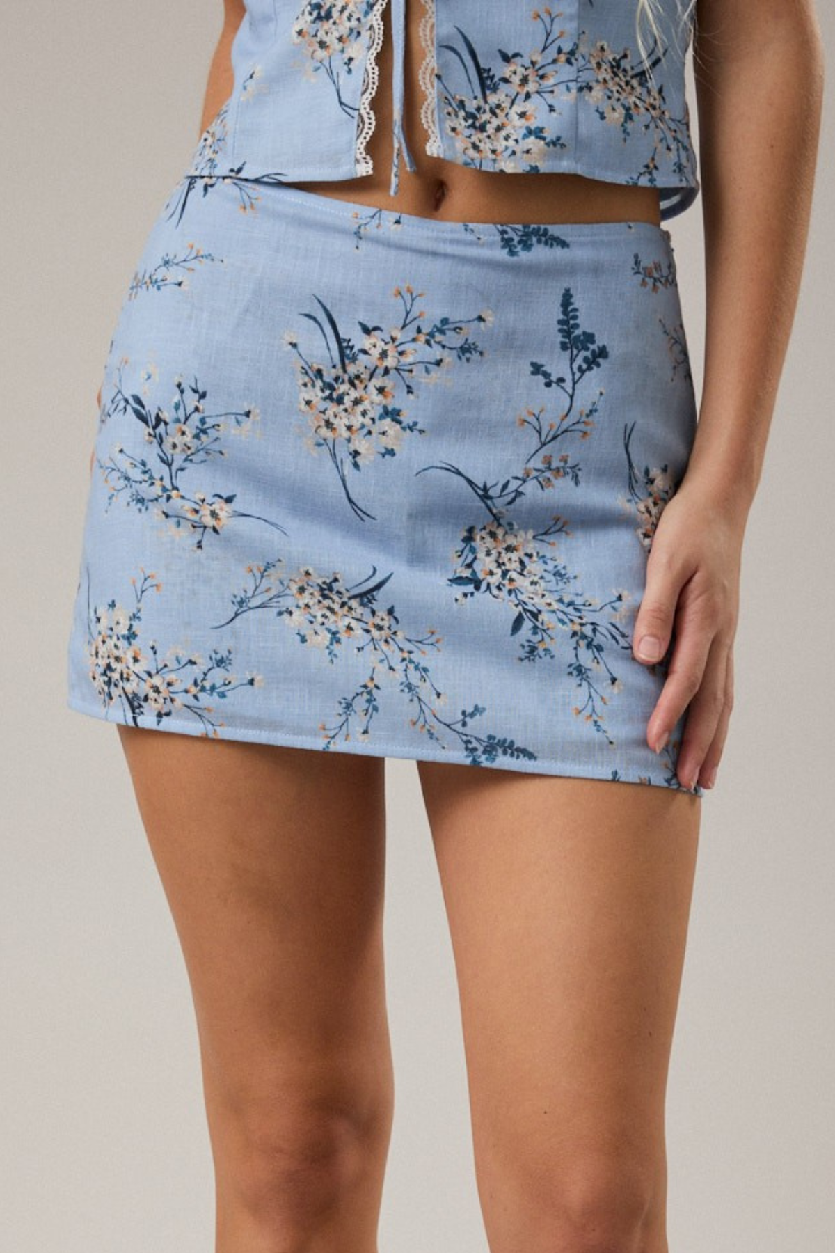 Soft Bloom Mini Skirt