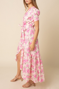 Annelore Floral Wrap Maxi Dress