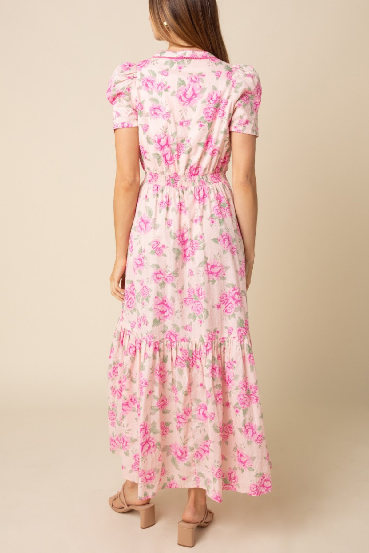 Annelore Floral Wrap Maxi Dress