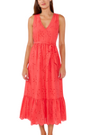Eyelet Tank Midi Dress
