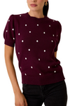 Puff Short Sleeve Sweater Top