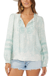 Floral Embroidered Long Sleeve Blouse