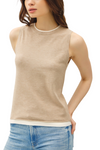 Layered Look Sweater Tank