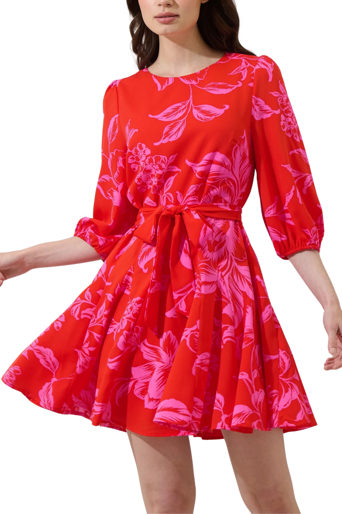 Sugar Lips Collins Godet Mini Dress