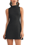Mock Neck Sleeveless Dress