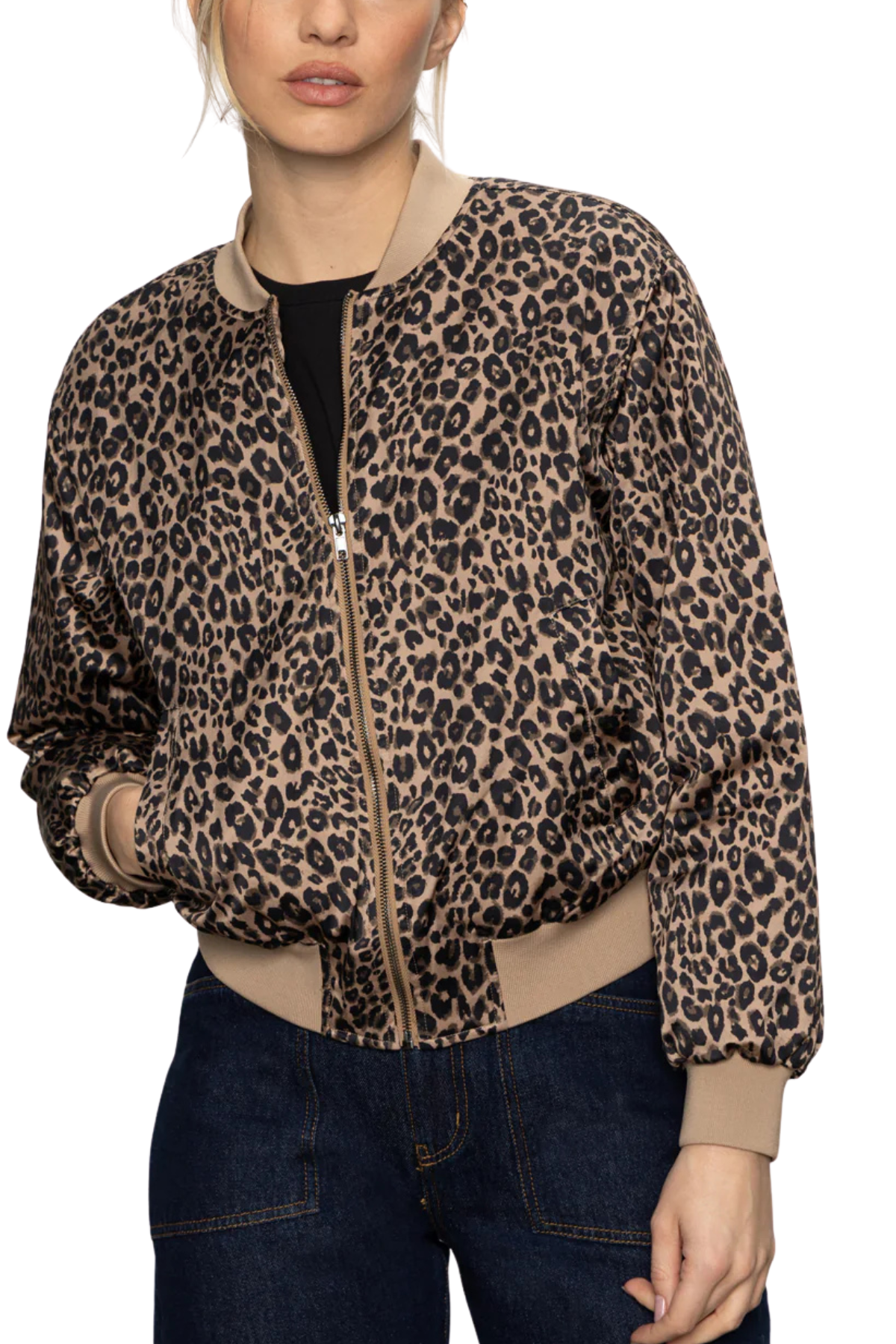 Monroe Sateen Bomber Jacket