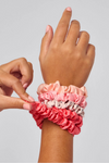 Ruched Satin Scrunchies