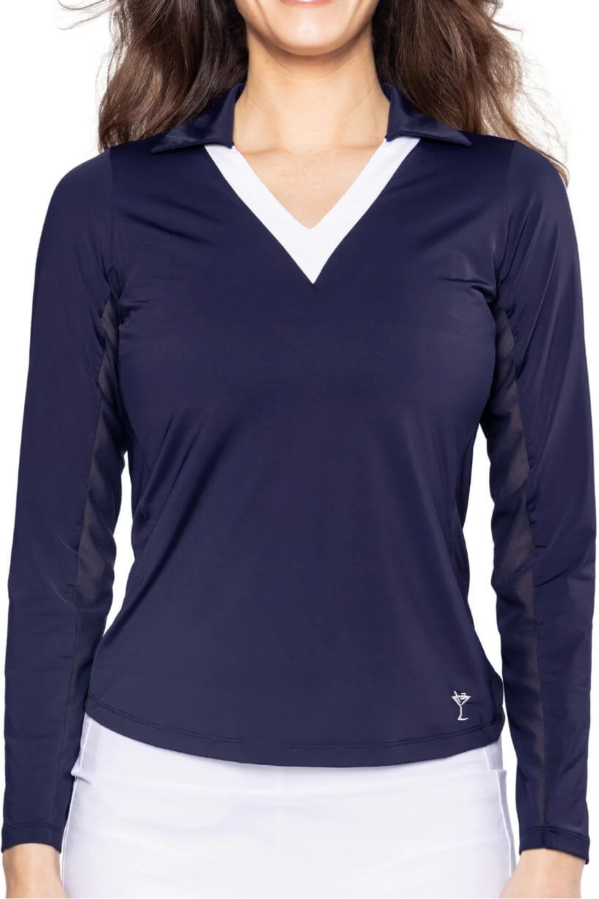 Golftini Long Sleeve Say Yes Polo