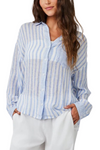 Bella Dahl Contrast Pocket Boyfriend Shirt