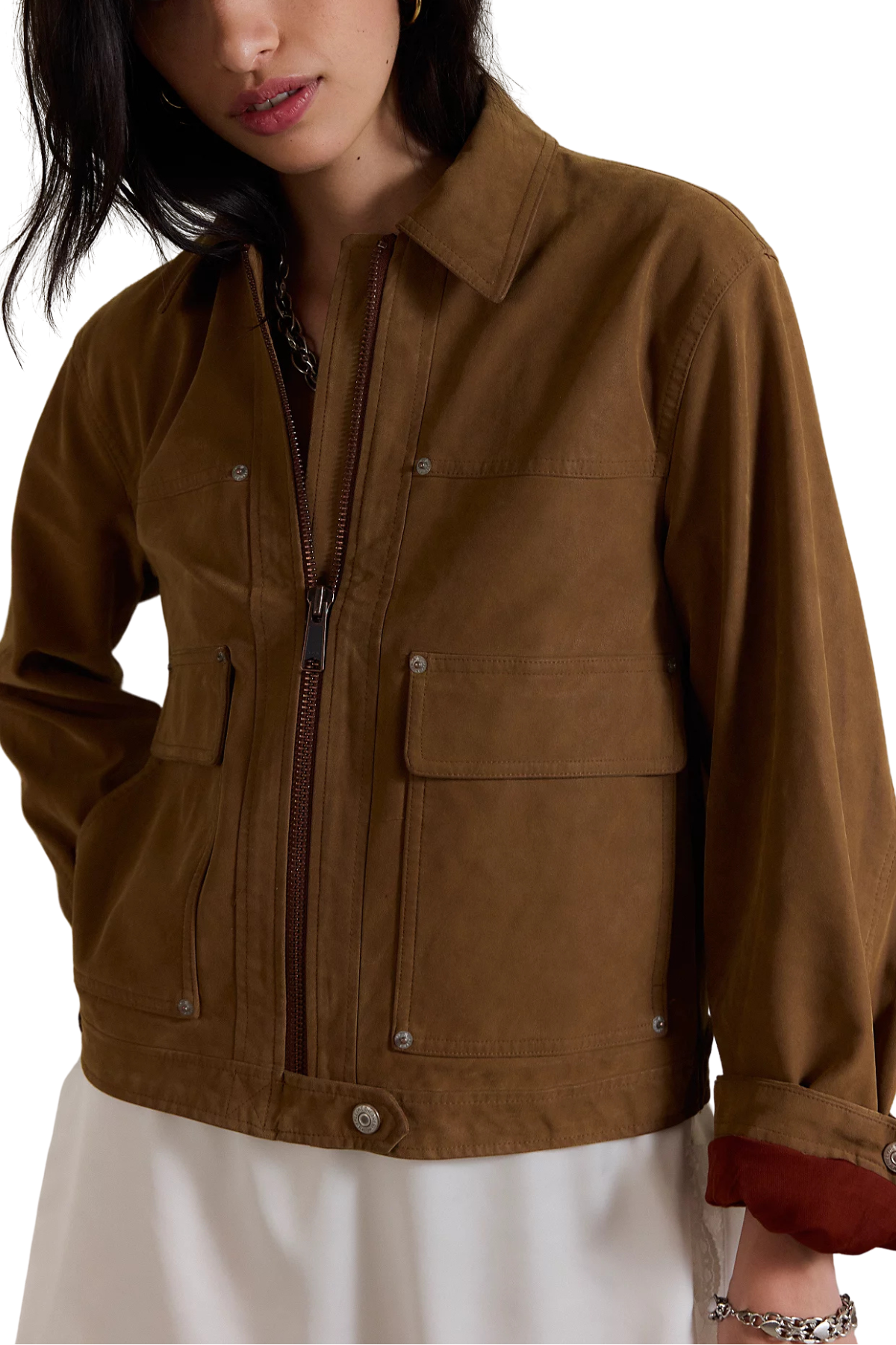 We The Free Blair Vegan Suede Jacket