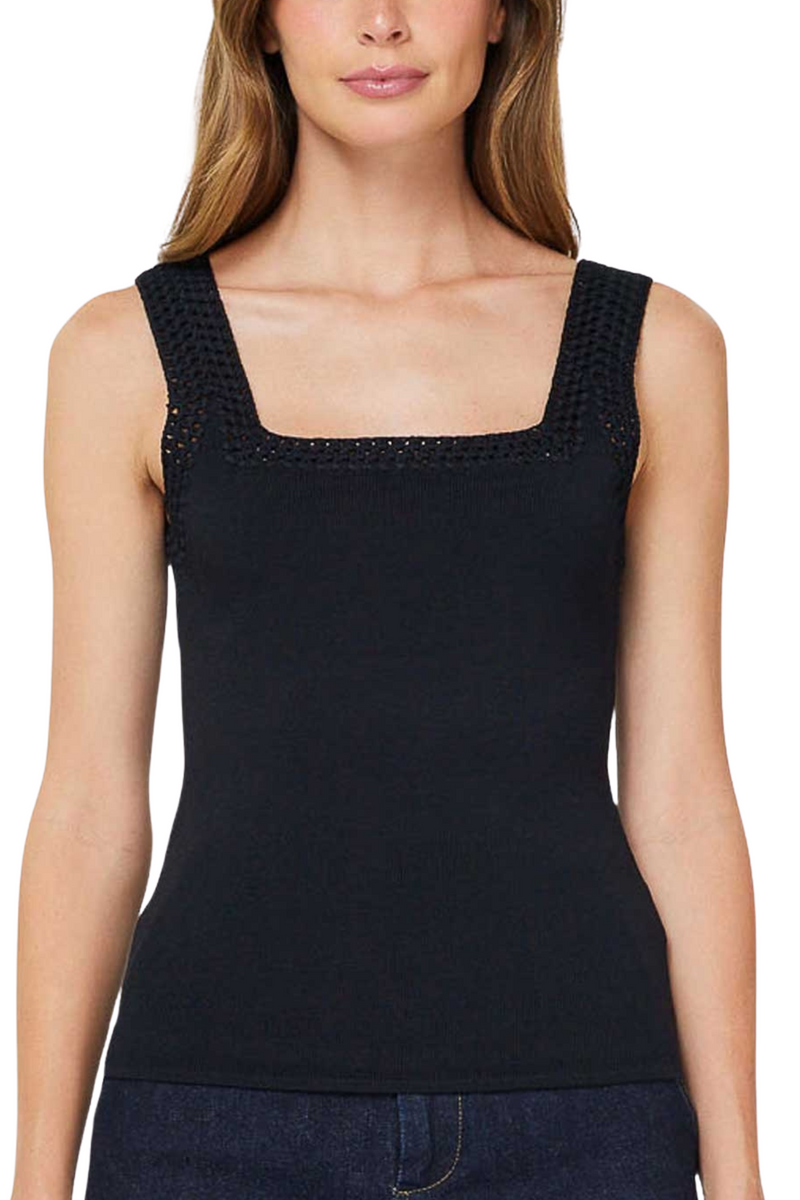 Square Neck Sweater Tank Top