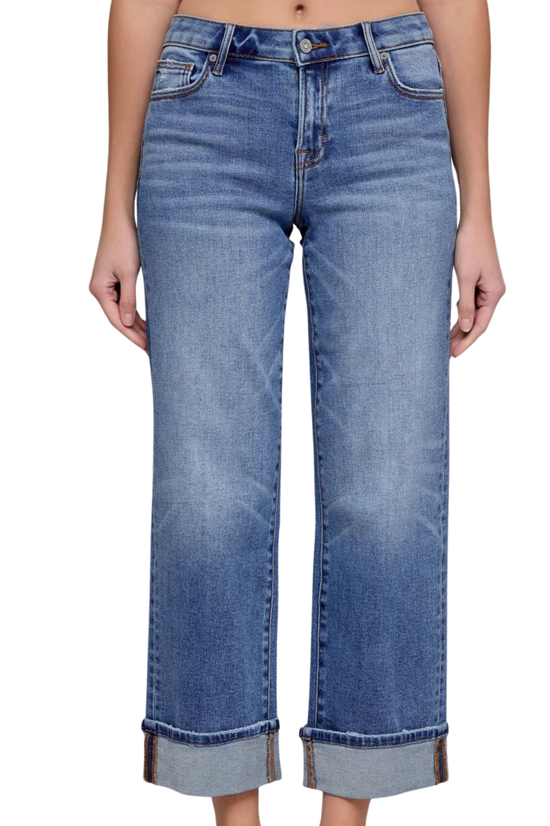 Hidden Ella Wide Straight Jean