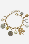 Repurposed Vintage Good Luck Charm Bracelet