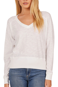V-Neck Raglan Long Sleeve