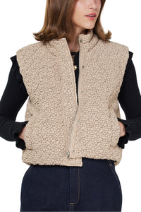 Cropped Quilting Vest