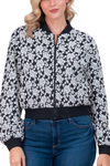Floral Bomber Jacket