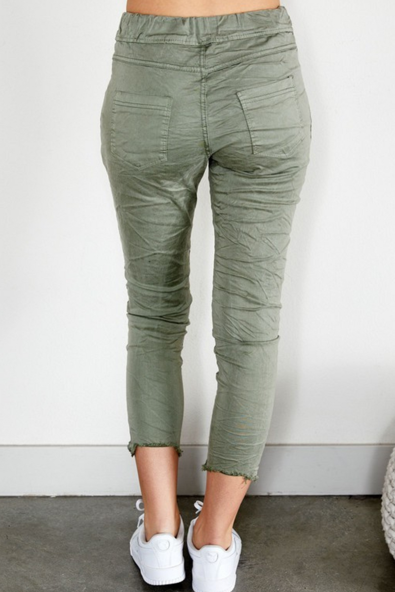 Venti6 Fringe Crinkle Jogger