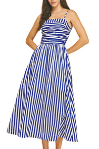 Striped Midi Dress