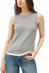 Layered Look Sweater Tank