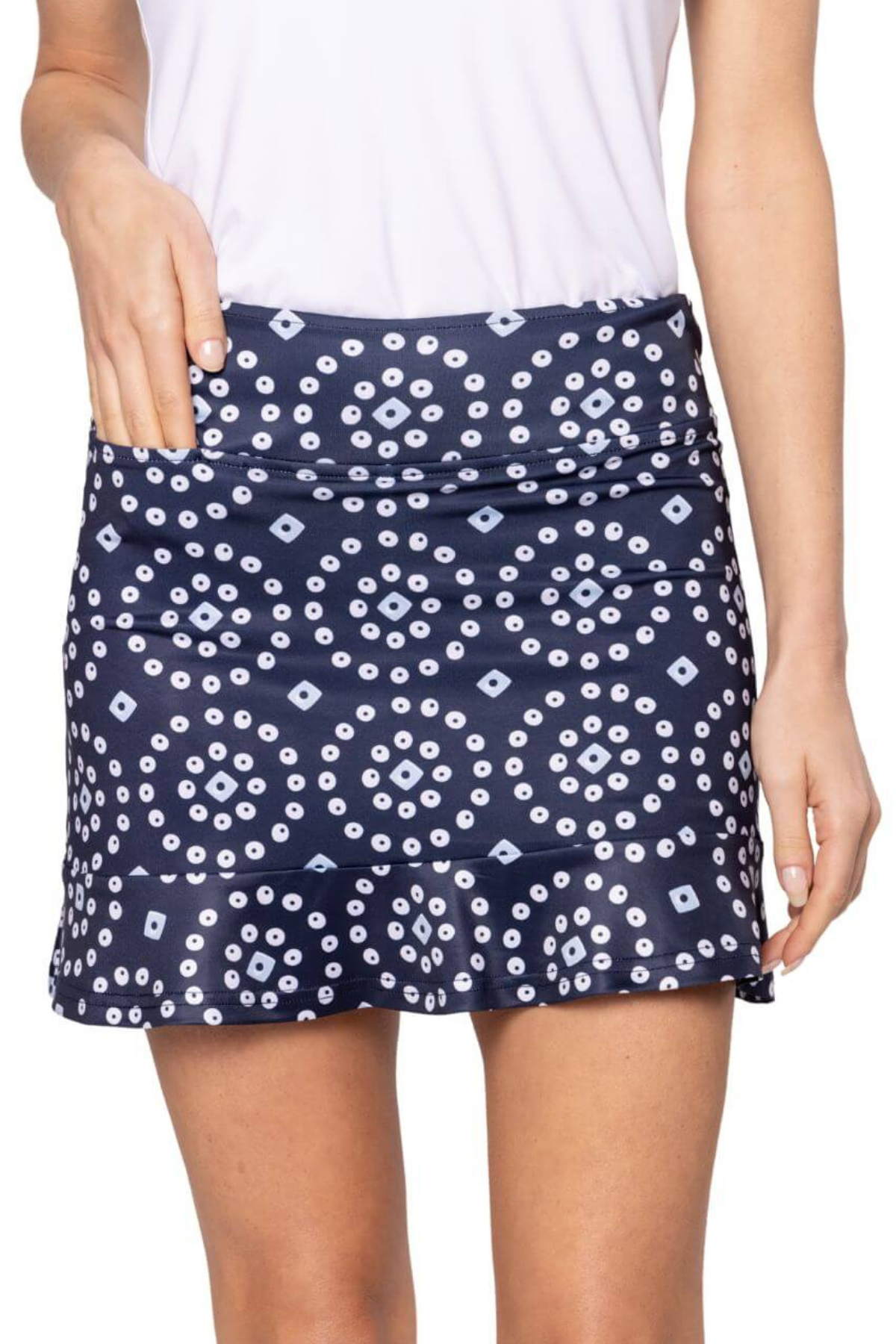 Golftini 16.5" Pull-on Ruffle Skirt