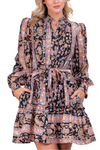 Ruffle Flare Mini Dress