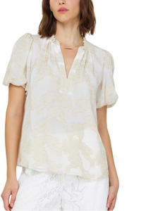 Ruffled Collar Blouse