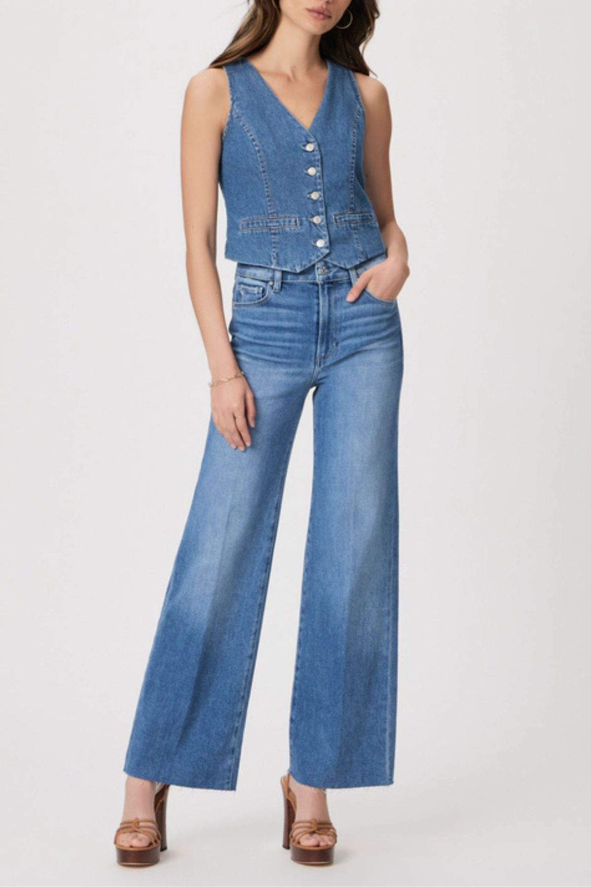 Paige Anessa 31" Wide Leg Jean