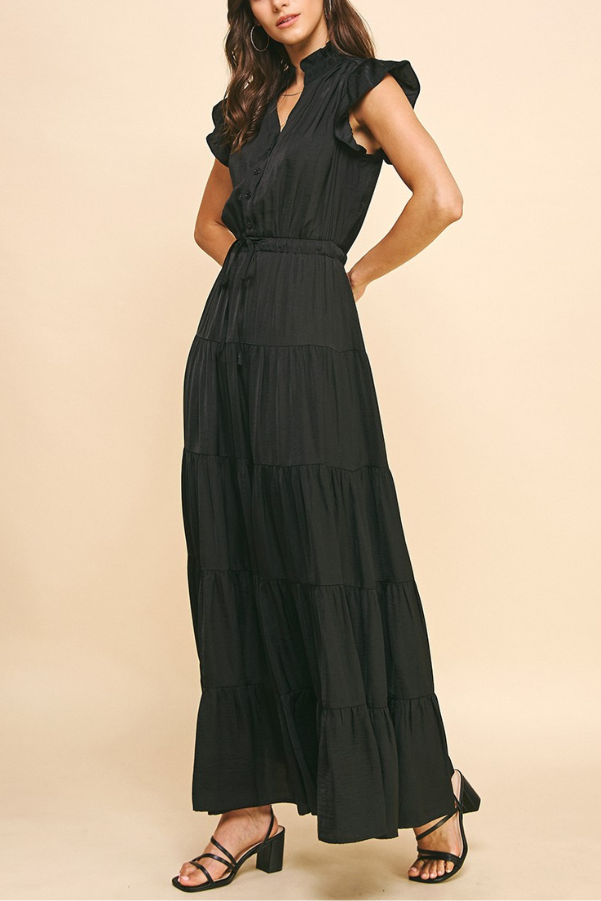 Satin Maxi Dress