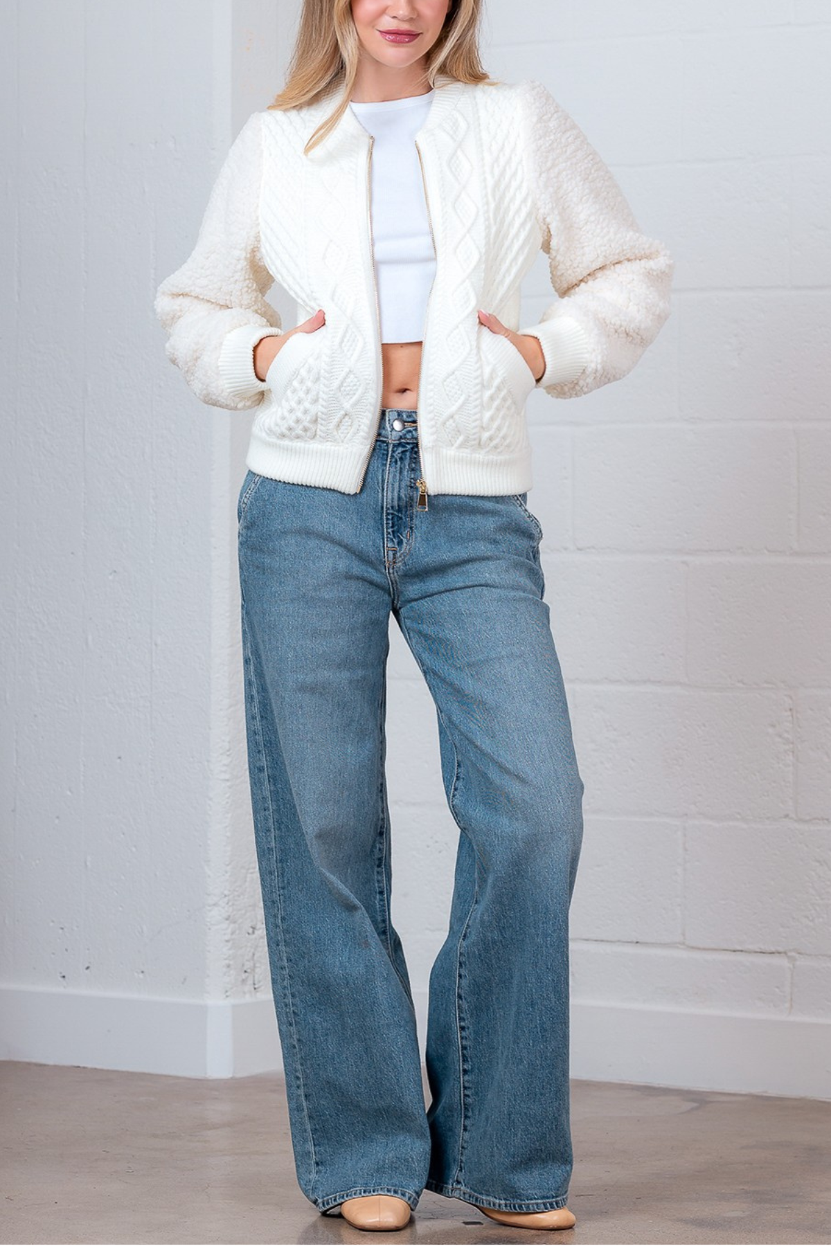 Cable Knit Jacket