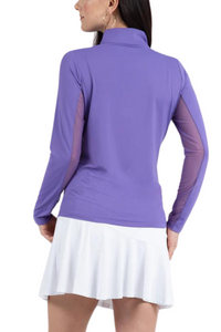 IBKUL Long Sleeve Mock Neck Top
