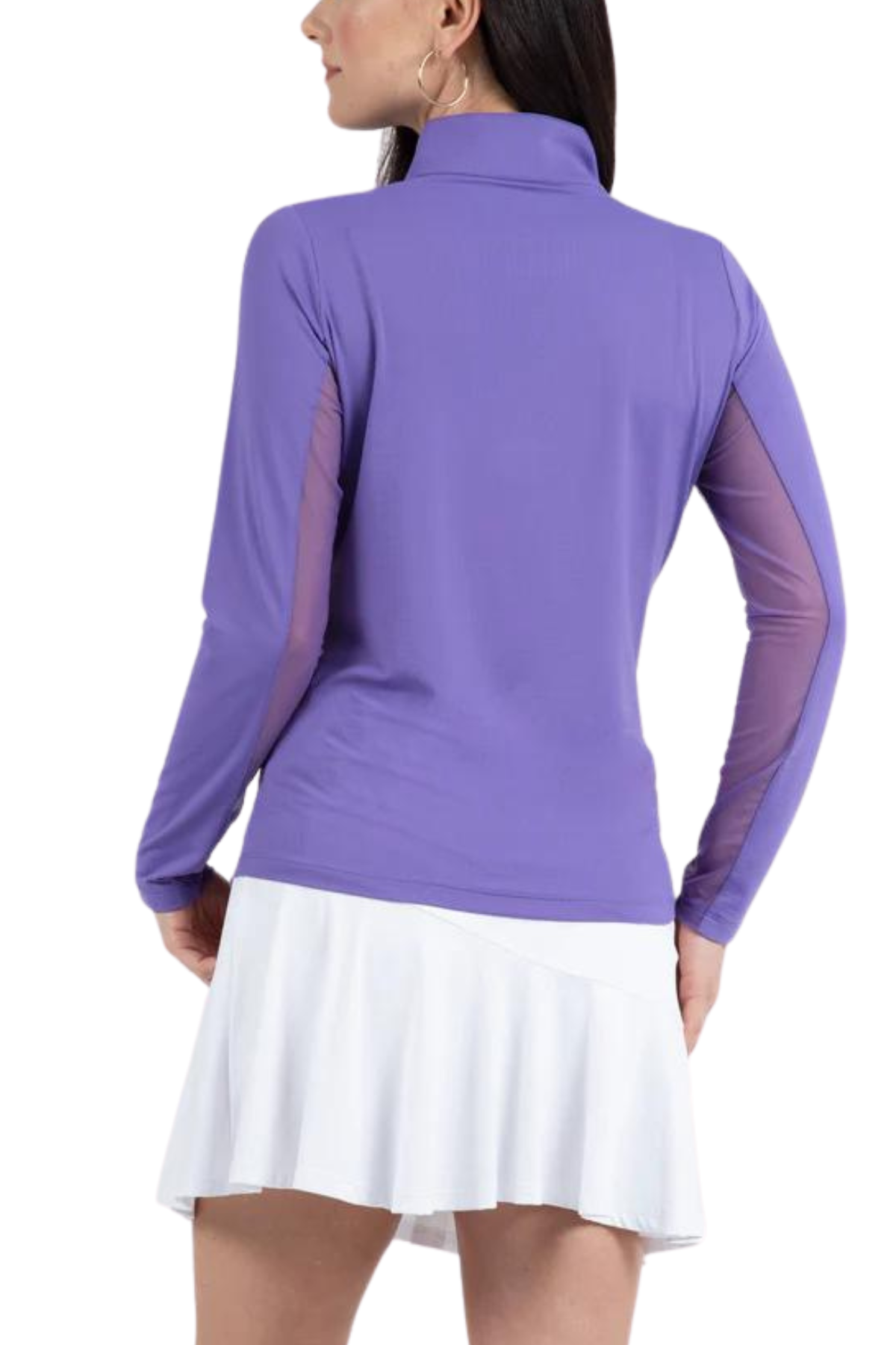 IBKUL Long Sleeve Mock Neck Top