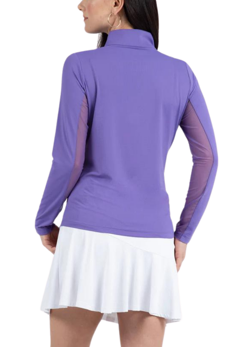 IBKUL Long Sleeve Mock Neck Top