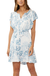 Floral Ruffle Mini Dress