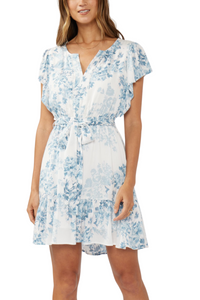 Floral Ruffle Mini Dress