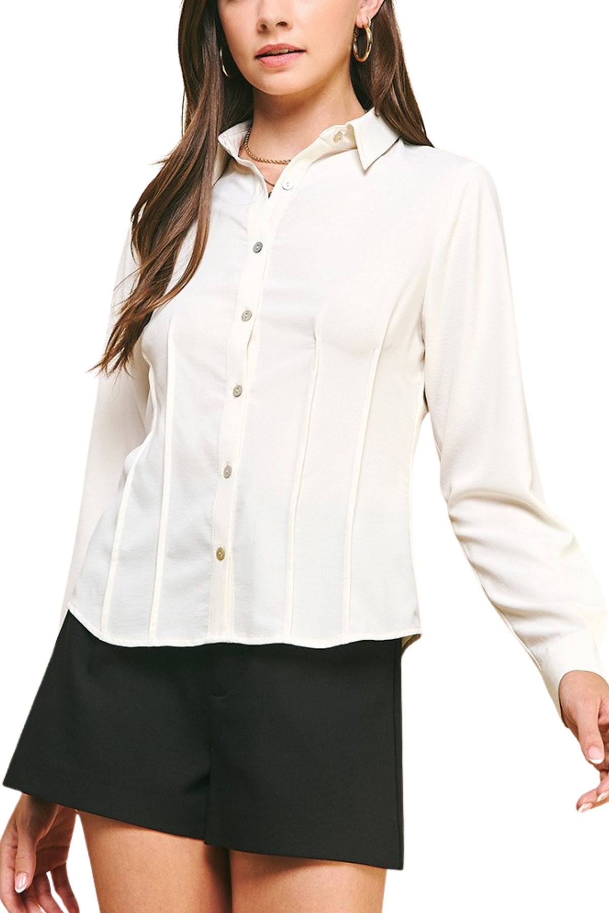 Pintuck Detail Blouse