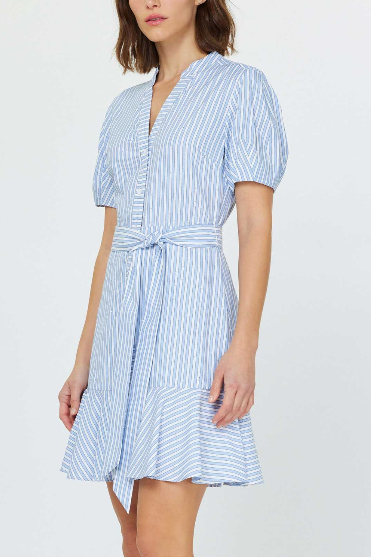 Striped Rhinestone Dress