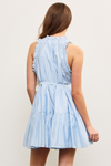 Ruffle Shirred Dress