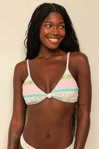 Zen Knotted Triangle Bikini Top