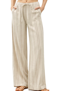 Lexi Ombre Striped Linen Pants