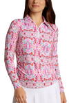 IBKUL Long Sleeve Mock Neck Top