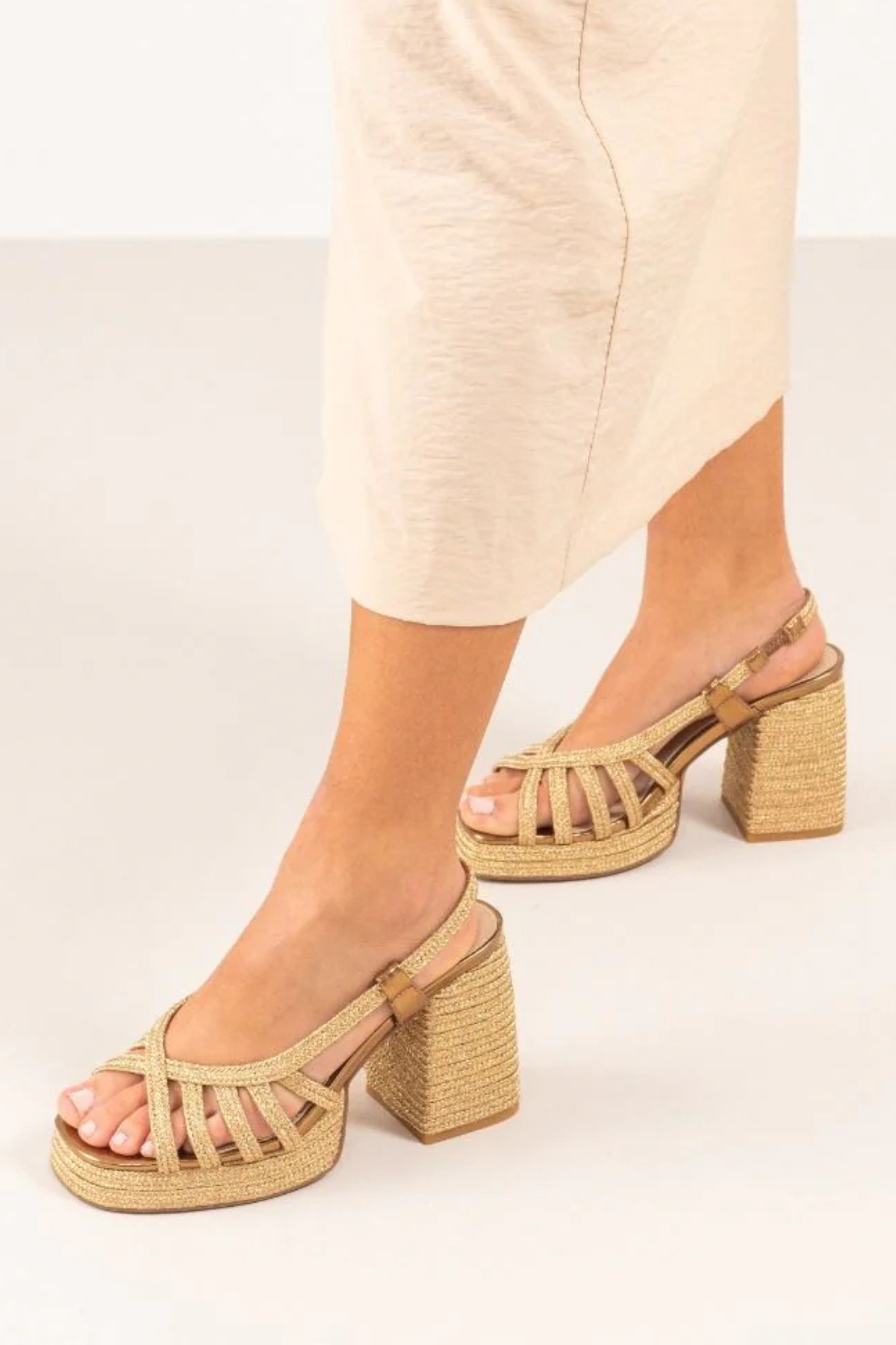 EXE Havana Chunk Heeled Sandal
