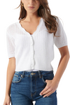 Sugar Lips Leighton Crochet Knit Cardigan
