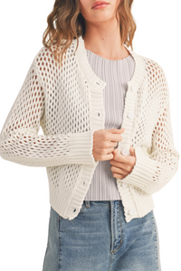 Crochet Knit Cardigan