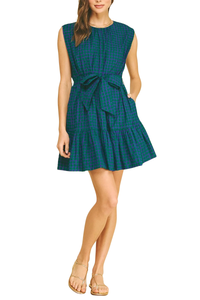 Polka Dot Tiered Mini Dress