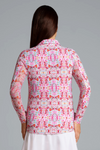 IBKUL Long Sleeve Mock Neck Top