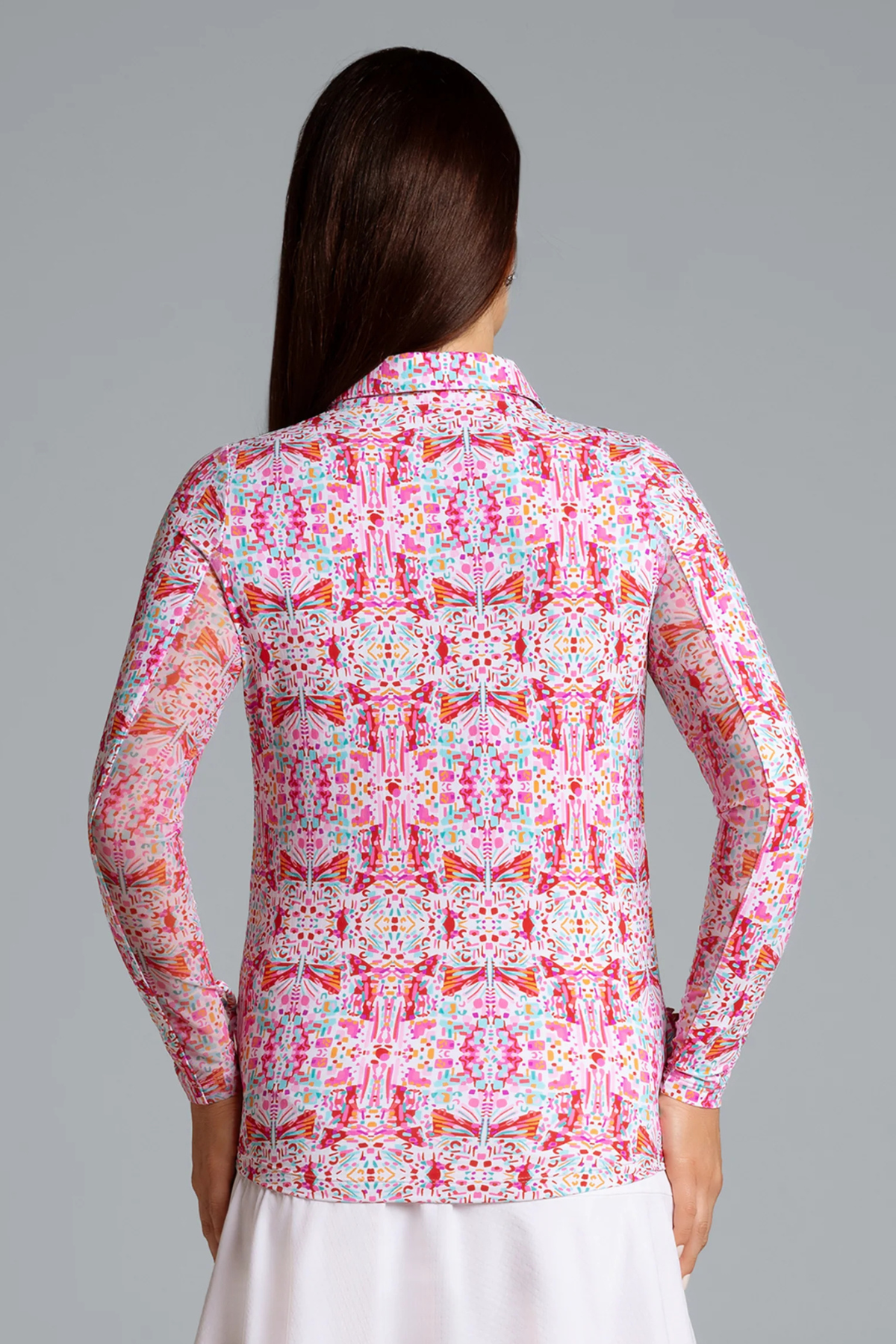 IBKUL Long Sleeve Mock Neck Top